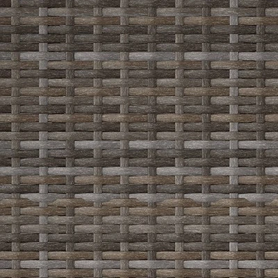 2pc Steel And Wicker Latigo Rust Resistant Outdoor Patio Club Chairs Gray - Threshold™ 7 2pc Steel And Wicker Latigo Rust Resistant Outdoor Patio Club Chairs Gray - Threshold™ - Image 5