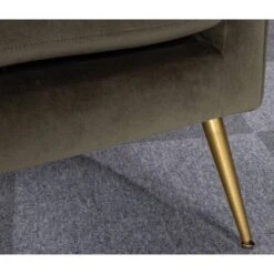 Carmine Luxe Arm Accent Chair With Brass Legs - Threshold™ -Whalen Furniture GUEST b4c44e24 5104 465f 96b0 1603eb30f4b3