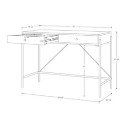 Elowen Desk With Drawer - Threshold™ 10 Elowen Desk With Drawer - Threshold™ -Whalen Furniture GUEST b50554f0 d825 4feb bced d63f4206ffed