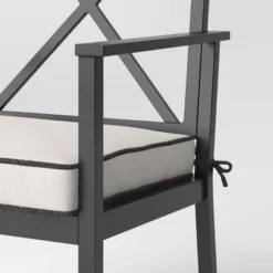 2pc Searsburg Aluminum Outdoor Patio Dining Chairs Arm Chairs Black - Threshold™ 9 2pc Searsburg Aluminum Outdoor Patio Dining Chairs Arm Chairs Black - Threshold™ -Whalen Furniture GUEST b55b6a13 2bb5 4c95 a602 021a74e120c6