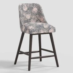Geller Counter Height Barstool In Floral - Threshold™ -Whalen Furniture GUEST b5fc841d 710f 40da 9901 40af5a3ef9ed