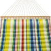 11.3' Pillowtop Outdoor Fabric Hammock Summer Stripe Yellow/Red/Blue - Threshold™ -Whalen Furniture GUEST b714cf1c fb9e 4a6e a68f b2cf89ab003a