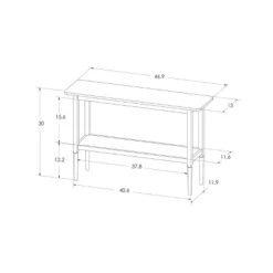 Gretna Narrow Console Table Natural - Threshold™ -Whalen Furniture GUEST b7d8608f 12ef 4698 94da 334982ec016f