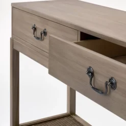 Brandeis Woven Console Table Brown - Threshold™ Designed With Studio McGee -Whalen Furniture GUEST b85f0ef4 7731 4038 aec9 bac43e1890ea