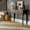 Palma 46" Arched Console Table Dark Brown - Threshold™ Designed With Studio McGee -Whalen Furniture GUEST b922cd83 4d7c 4700 b3af 9cc7d370920d