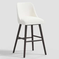 Geller Modern Textured Linen Counter Height Barstool - Threshold™ -Whalen Furniture GUEST ba8fd7c6 dc5d 4ee6 8806 a6e46213f2c3