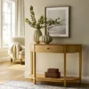 Harriett Console Table Natural Wood - Threshold™ Designed With Studio McGee -Whalen Furniture GUEST bba14c33 0494 4f4b b0bb a1ee652d6200