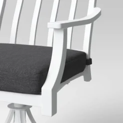 2pc Fairmont Metal Rocking Outdoor Patio Dining Chairs Swivel Chairs Charcoal - Threshold™ -Whalen Furniture GUEST bd2cdbfa 78eb 45cb b997 aff81b84d029