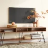 Hairpin TV Stand For TVs Up To 70" Brown - Threshold™ -Whalen Furniture GUEST be129f78 a4ef 41ed a974 ca2cac637b76