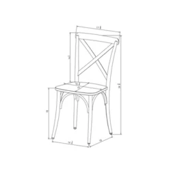 Set Of 2 Malden French Bistro Dining Chair Black - Threshold™ 14 Set Of 2 Malden French Bistro Dining Chair Black - Threshold™ -Whalen Furniture GUEST be93dcf6 6a27 4d9e 83a8 3927be01d462