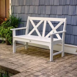 Shawboro POLYWOOD Outdoor Patio Bench - Threshold™ -Whalen Furniture GUEST befb0ecf 2b08 4913 9fdb bcf77a273978