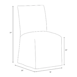 Replacement Slipcover Only For Kay Dining Chair - Threshold™ -Whalen Furniture GUEST c0c9a460 86ee 48b5 9ea1 1e80420af3d5