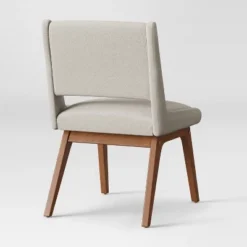 Holmdel Mid-Century Dining Chair Beige - Threshold™ -Whalen Furniture GUEST c3b5d68f 1b72 4a75 9143 a532cb7baeb4