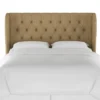 Tufted Woven Upholstered Wingback Headboard - Skyline Furniture -Whalen Furniture GUEST c5815651 d903 4a81 9921 28f171f4f847