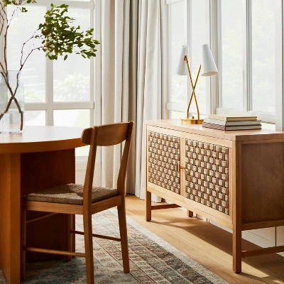 Palmdale Woven Door Console Natural - Threshold™ Designed With Studio McGee 3 Palmdale Woven Door Console Natural - Threshold™ Designed With Studio McGee