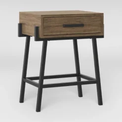 Corinna Angle Leg Side Table Wood - Threshold™ -Whalen Furniture GUEST c714d7d8 3f2f 41c9 9ef2 8a2510d727d8