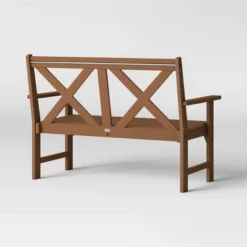 Shawboro POLYWOOD Outdoor Patio Bench - Threshold™ -Whalen Furniture GUEST c92a27fd f8aa 41c5 aaf1 e791edde2dd6