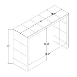 Ogden Burled Wood Console Table - Threshold™ Designed With Studio McGee -Whalen Furniture GUEST c9d87896 2f67 4a2a 9ba3 39f9f44679da