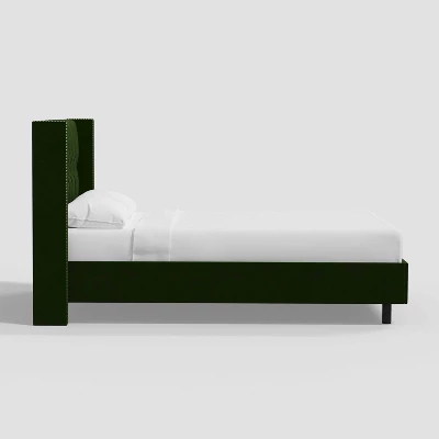 Louis Wingback Platform Bed In Luxe Velvet - Threshold™ 4 Louis Wingback Platform Bed In Luxe Velvet - Threshold™ - Image 2