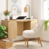 Arches Writing Desk With Storage Cabinets Natural - Threshold™ -Whalen Furniture GUEST cb0e5943 62d3 4415 a5e1 4cddfe65ed1e