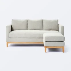 Woodland Hills Wood Base Sofa Light Gray - Threshold™ Designed With Studio McGee 19 Woodland Hills Wood Base Sofa Light Gray - Threshold™ Designed With Studio McGee -Whalen Furniture GUEST ccca059c 0892 4548 9413 b055d1449dad