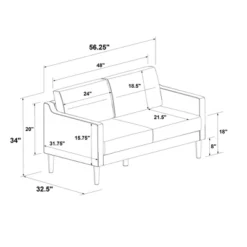 Lyndhurst Loveseat - Threshold™ -Whalen Furniture GUEST d040af52 edae 4aec 8521 b20275627029