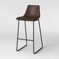 Bowden Faux Leather Barstool - Threshold™ 9 Bowden Faux Leather Barstool - Threshold™ -Whalen Furniture GUEST d05c068f 1333 4acb 9551 fe2f46b2e900