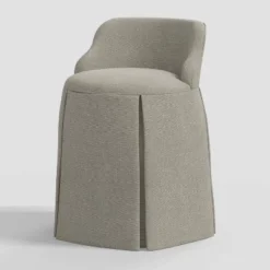 Quin Vanity Chair Linen - Threshold™ -Whalen Furniture GUEST d16d99e2 c3c2 4a02 93b2 78018d68a08d