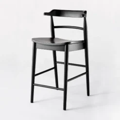 Kaysville Curved Back Wood Counter Height Barstool - Threshold™ Designed With Studio McGee -Whalen Furniture GUEST d21e6bf0 f7dc 462d b6fb 696cfe37d8fe