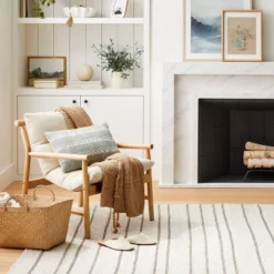 Holly Sling Back Accent Chair Cream/Natural - Threshold™ Designed With Studio McGee Assembly Required