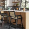 Wood Framed Woven Panel Counter Height Barstool - Threshold™ -Whalen Furniture GUEST d45c9193 62a1 4a4e 9452 2f0914fa0e9d
