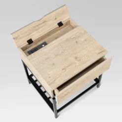 Loring End Table With Charging Station - Threshold™ -Whalen Furniture GUEST d4b23323 607f 4bd3 9988 eaac3936810f