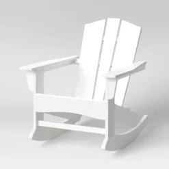 Shawboro POLYWOOD Patio Adirondack Rocking Chair - Threshold™ -Whalen Furniture GUEST d59b262b ef99 4a25 b4f6 2ff46a978e73