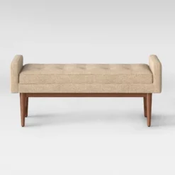Verken Mid Century Modern Settee Bench - Threshold™ -Whalen Furniture GUEST d8113748 d30c 4295 9806 6a553d0c244b