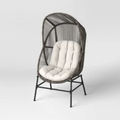 Latigo Patio Statement Egg Chair Gray - Threshold™ -Whalen Furniture GUEST d85599fd f549 4f0a a691 30d2f3163c68