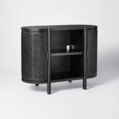 Portola Hills Caned Door Console With Shelves - Threshold™ Designed With Studio McGee 21 Portola Hills Caned Door Console With Shelves - Threshold™ Designed With Studio McGee -Whalen Furniture GUEST d8a3124a 3a6a 4b28 8cc4 73d0035a42d8