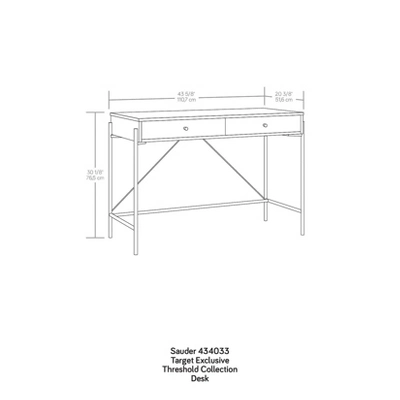 Elowen Desk With Drawer - Threshold™ 8 Elowen Desk With Drawer - Threshold™ - Image 6