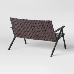 Campton Wicker Patio Loveseat Without Cushion - Threshold™ -Whalen Furniture GUEST d9260c5d 35cf 43ad 8dae 0d3a9019b90b