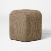 Hex Upholstered Ottoman Tan - Threshold™ Designed With Studio McGee 1 Hex Upholstered Ottoman Tan - Threshold™ Designed With Studio McGee -Whalen Furniture GUEST dab35ad5 965c 4be6 b141 2088e3d4ca70