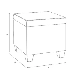 Fairland Storage Ottoman - Skyline Furniture -Whalen Furniture GUEST db547ce8 7f81 4f96 b16d cd38641123d7