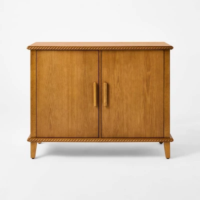 Azorella 2 Door Cabinet Oak Brown - Threshold™ Designed With Studio McGee 4 Azorella 2 Door Cabinet Oak Brown - Threshold™ Designed With Studio McGee - Image 2