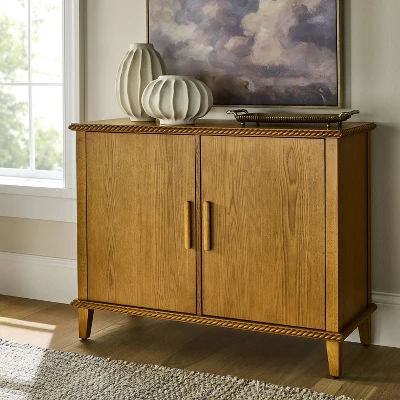 Azorella 2 Door Cabinet Oak Brown - Threshold™ Designed With Studio McGee 3 Azorella 2 Door Cabinet Oak Brown - Threshold™ Designed With Studio McGee