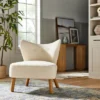 Sculpted Faux Shearling Accent Chair Cream - Threshold™ Designed With Studio McGee 2 Sculpted Faux Shearling Accent Chair Cream - Threshold™ Designed With Studio McGee -Whalen Furniture GUEST df4a2249 8466 4129 b681 598b7c861a38