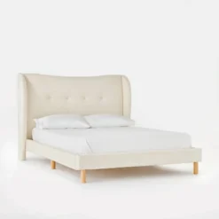 Kessler Bed In Cream Faux Shearling - Threshold™ Designed With Studio McGee -Whalen Furniture GUEST df6ae3b9 5810 4c21 a488 0efd6470c1d6