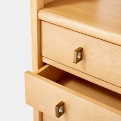 Sandpoint Bookcase With Drawers - Threshold™ Designed With Studio McGee: Wood Veneer Tall Cabinet, 3 Shelves -Whalen Furniture GUEST df88b11b 9649 4138 a273 7c3a95bd91b2