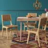 Ceylon Woven And Wood Dining Chair Brown/Natural - Threshold™