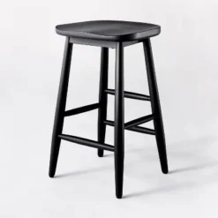 Haddonfield All Wood Backless Counter Height Barstool - Threshold™ Designed With Studio McGee -Whalen Furniture GUEST e02d56a8 64c7 4e97 b628 7ee251d5a11d