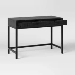 Minsmere Writing Desk With Drawers Black - Threshold™ -Whalen Furniture GUEST e03d68c2 8d1f 439e ac4d 07ad947dbeaa