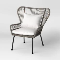 2pc Steel And Wicker Latigo Rust Resistant Outdoor Patio Club Chairs Gray - Threshold™ 13 2pc Steel And Wicker Latigo Rust Resistant Outdoor Patio Club Chairs Gray - Threshold™ -Whalen Furniture GUEST e05cdd86 6fe0 4237 b927 51cb11a8dd46