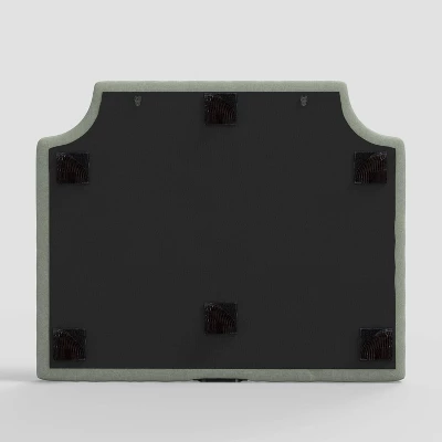 Twin Charlie Notched Border Stick-on-the-Wall Dorm Headboard - Threshold™ 4 Twin Charlie Notched Border Stick-on-the-Wall Dorm Headboard - Threshold™ - Image 2